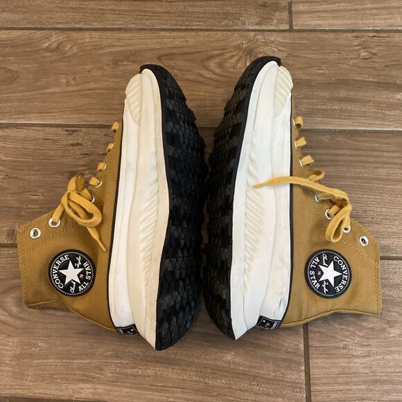 Converse Chuck 70 AT-CX Hi Mens Size 6.5 All Star 8 Eye Gold Copper Women’s 8 - Picture 3 of 7